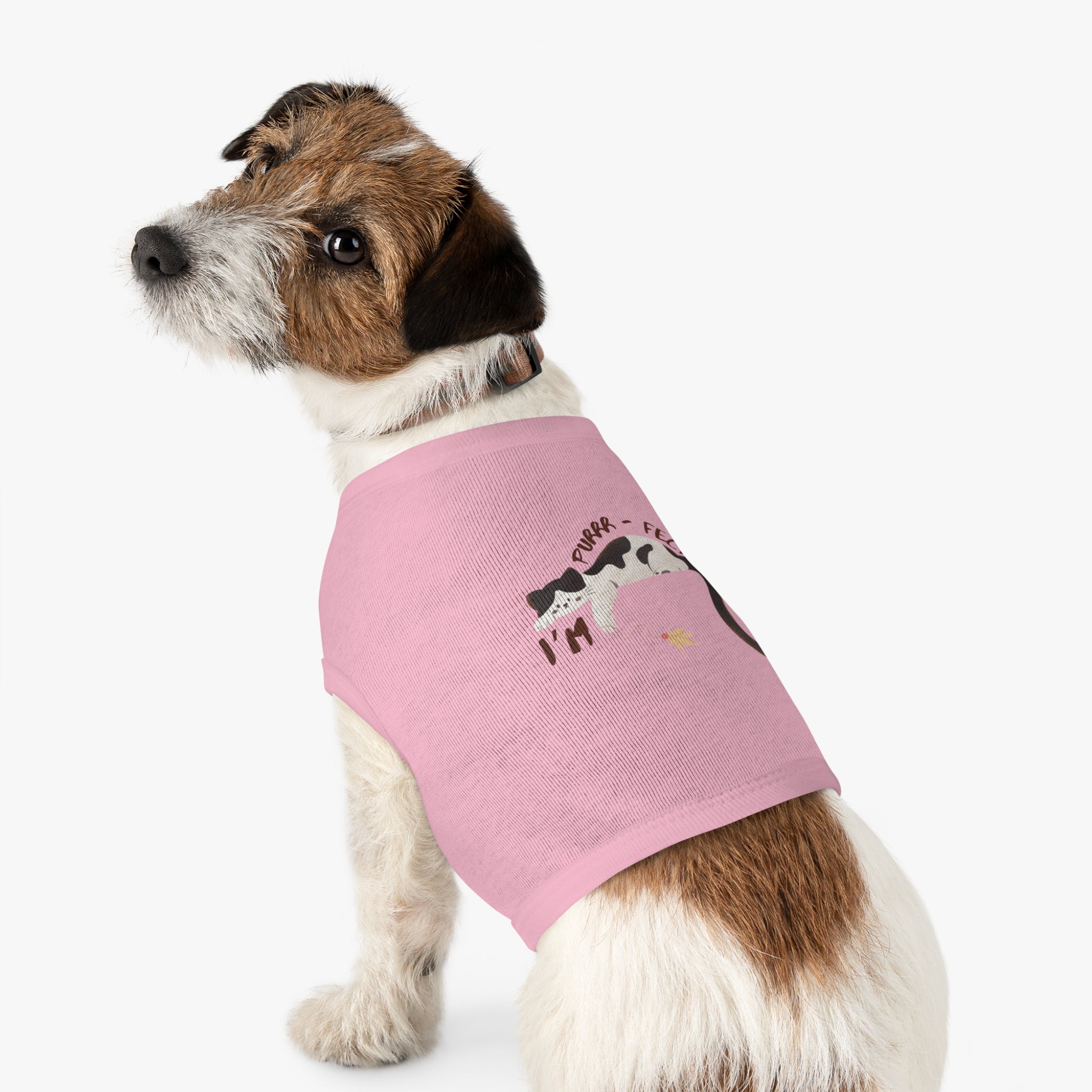 Cat Pet Tank Top - "Purr-fect" Sleeping Cat Design