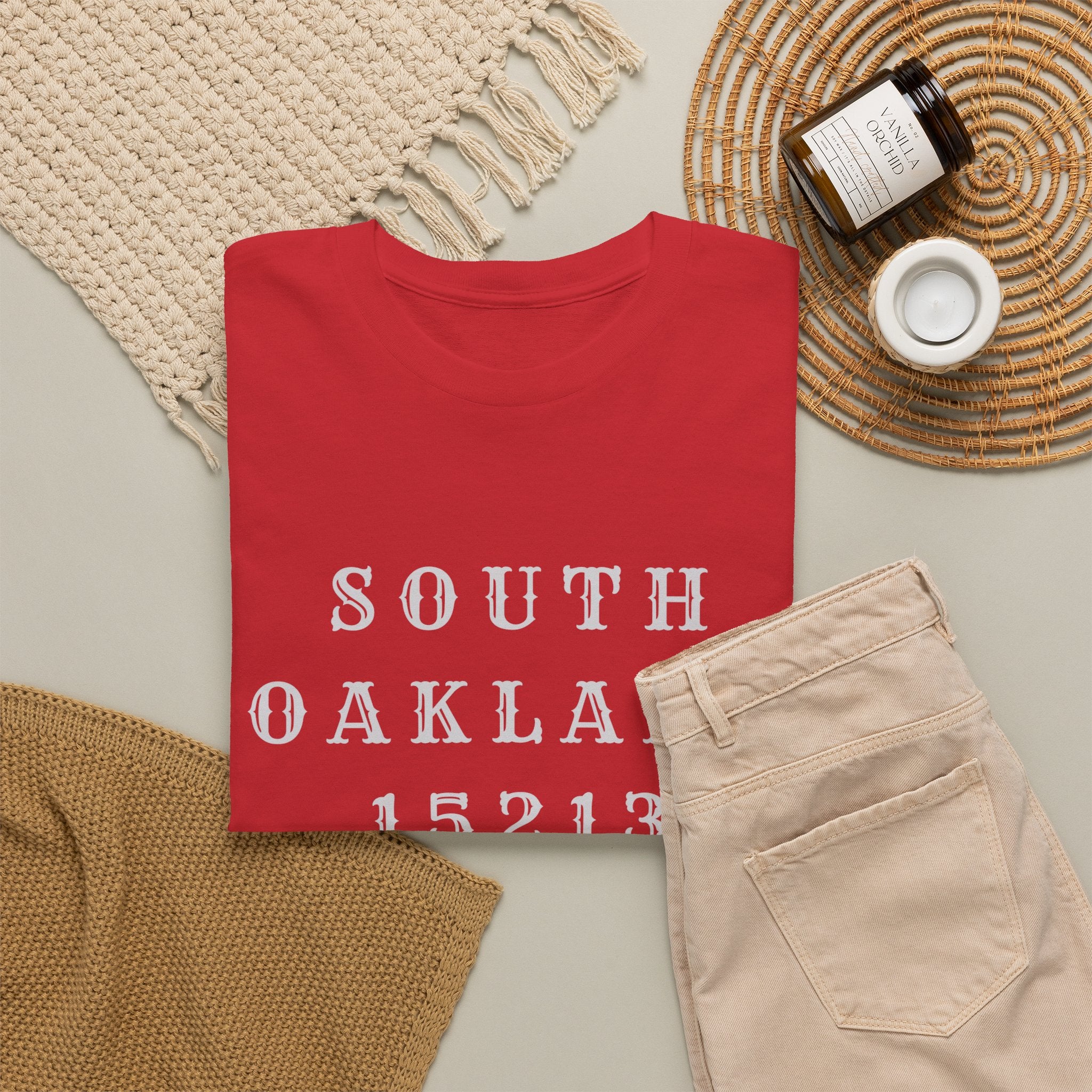South Oakland 15213 T-Shirt — Vintage City Zip Code Tee