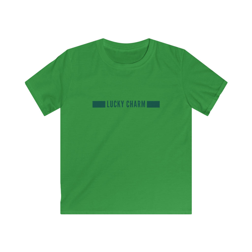 Kids T-Shirt — "Lucky Charm" Minimal St. Patrick’s Day Tee