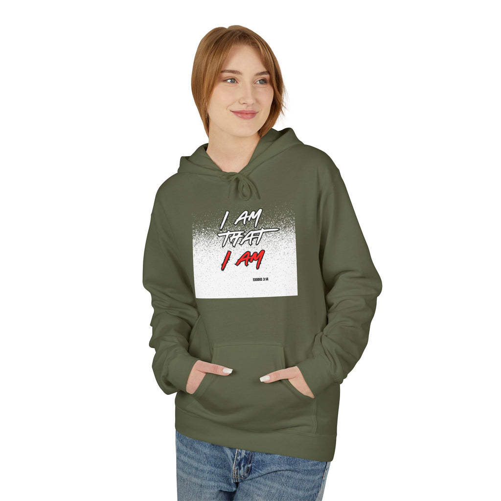 Hoodie — 'Lazy Today, Lady Tomorrow' Minimal Script Hoodie (White)