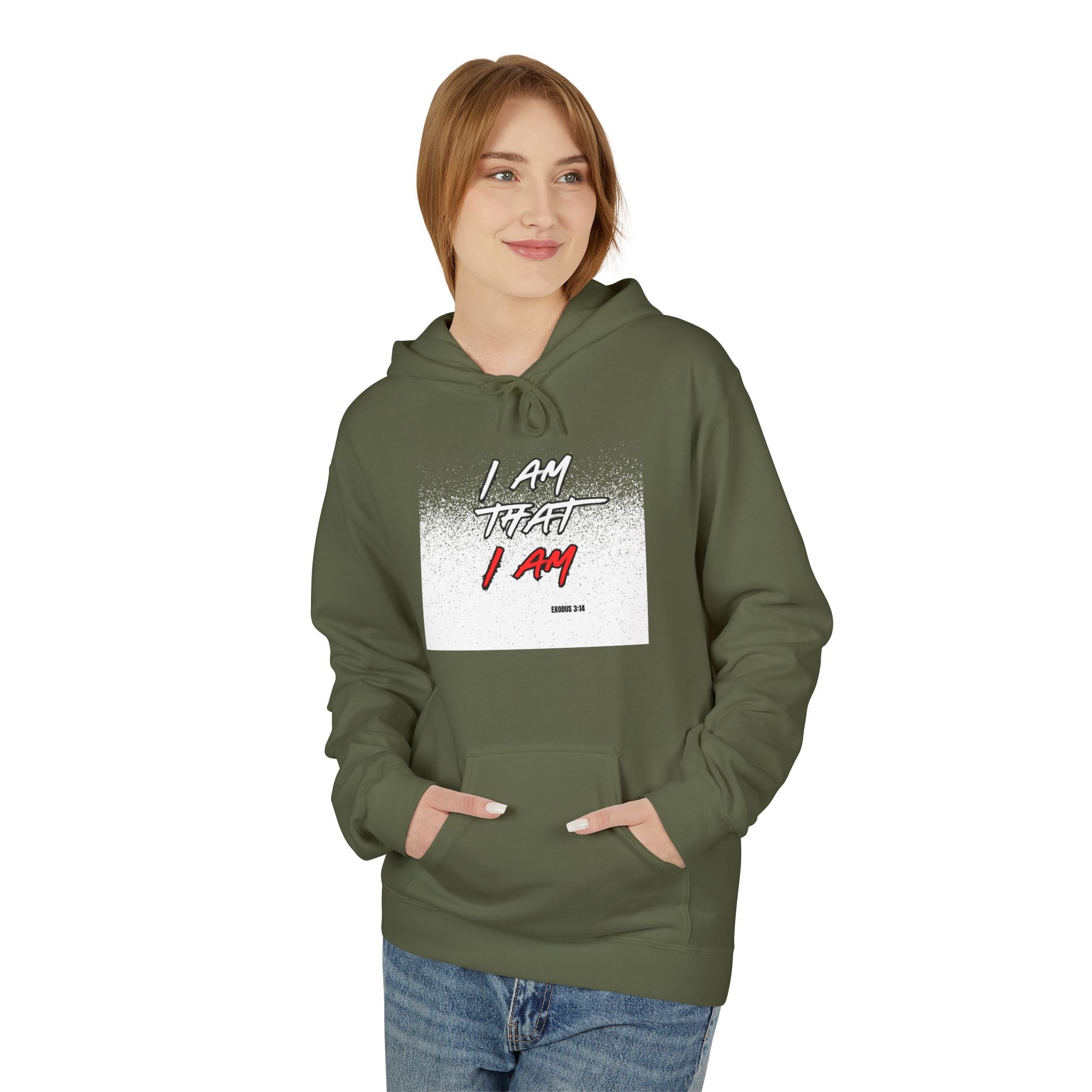 Hoodie — 'Lazy Today, Lady Tomorrow' Minimal Script Hoodie (White)