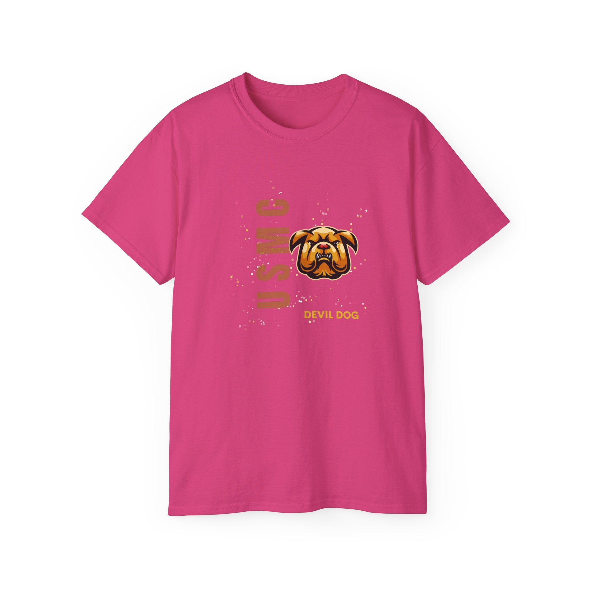 USMC Jarhead Bulldog T‑Shirt — Marine Corps Vertical Logo Tee