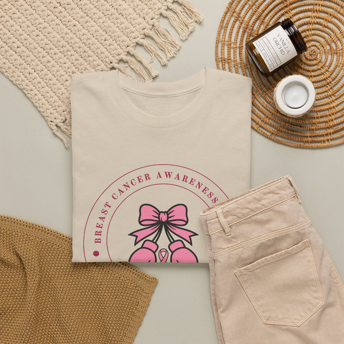 Breast Cancer Awareness T-Shirt — “Giving Up Is Not An Option” Pink Ribbon Tee