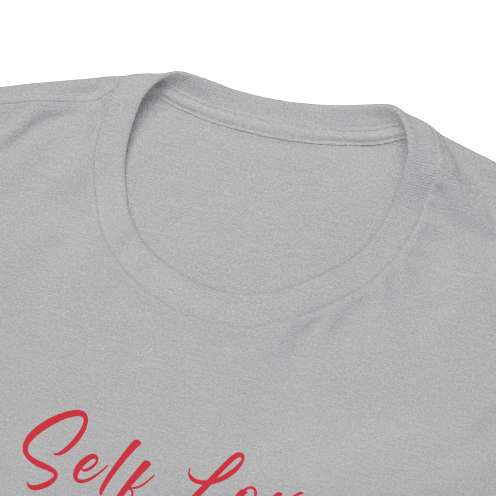 T-Shirt — "Self Love Is The Real Flex" Romantic Couple Graphic Tee