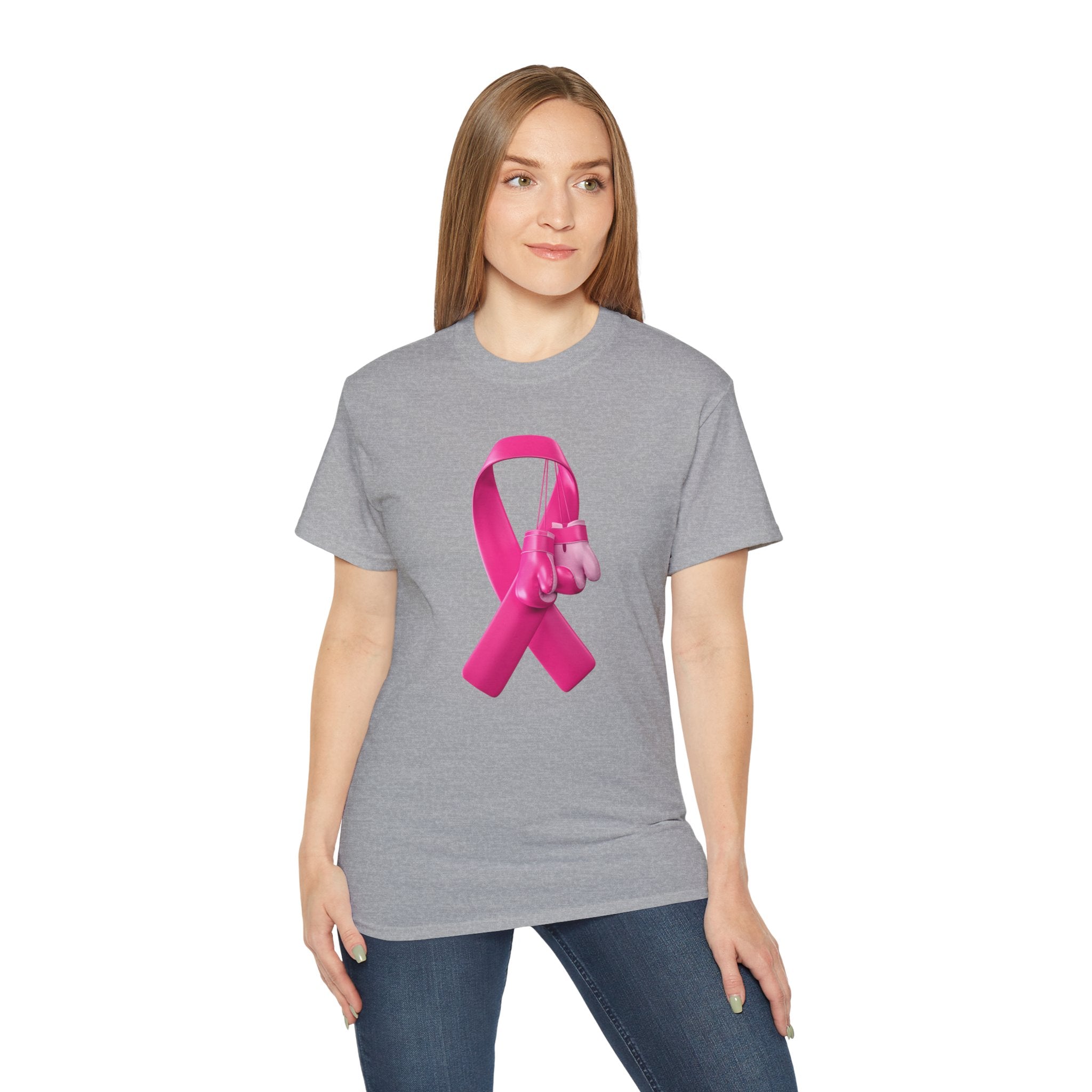 Breast Cancer Awareness Tee – Pink Ribbon Support T-Shirt