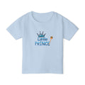 Toddler T-Shirt — “Little Prince” Blue Crown Cute Kids Tee