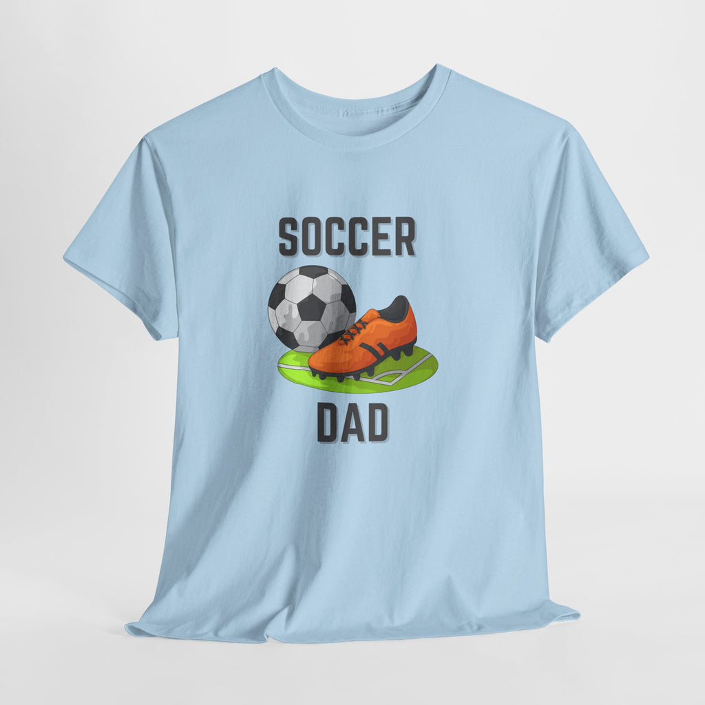 Soccer Dad T-Shirt – Graphic Soccer Ball & Cleat Tee, Father’s Day Gift