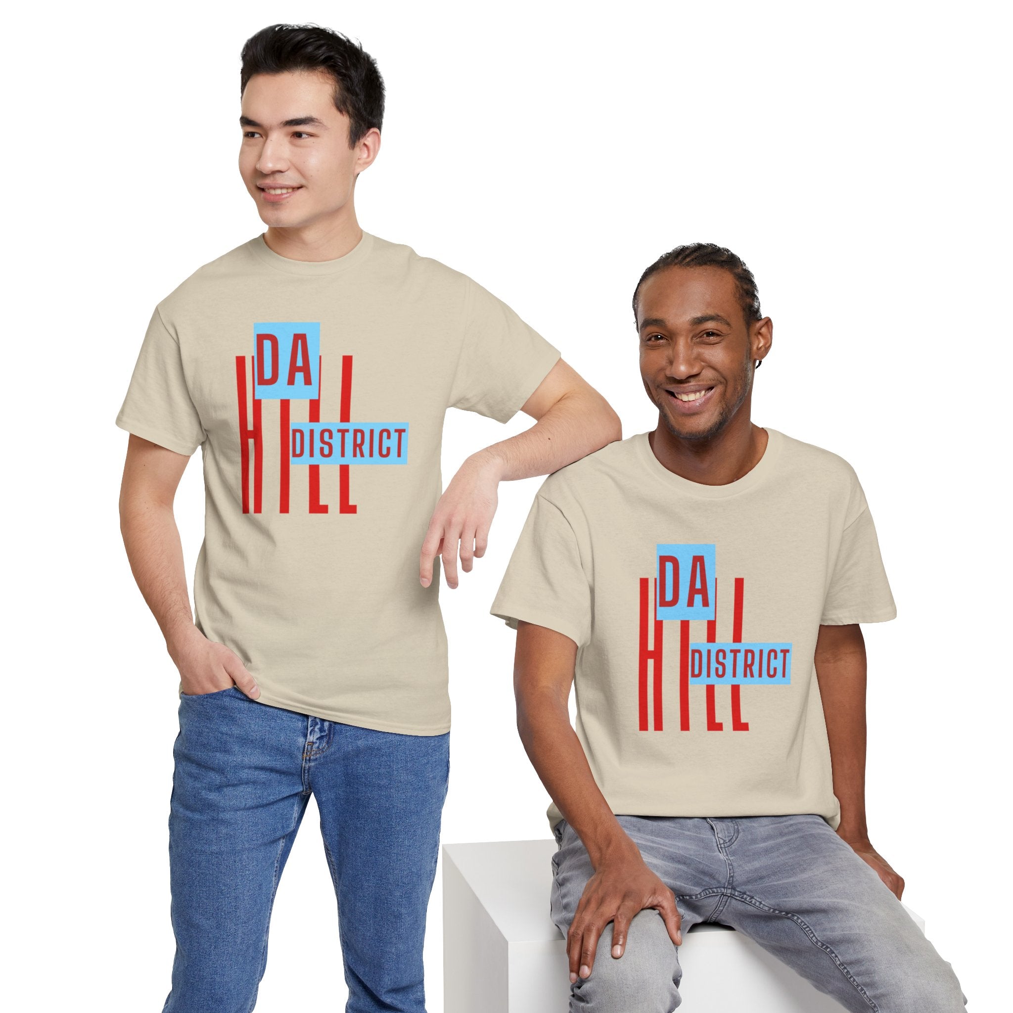 Hill District Retro Logo T‑Shirt — "Da Hill District" Pittsburgh Pride Tee