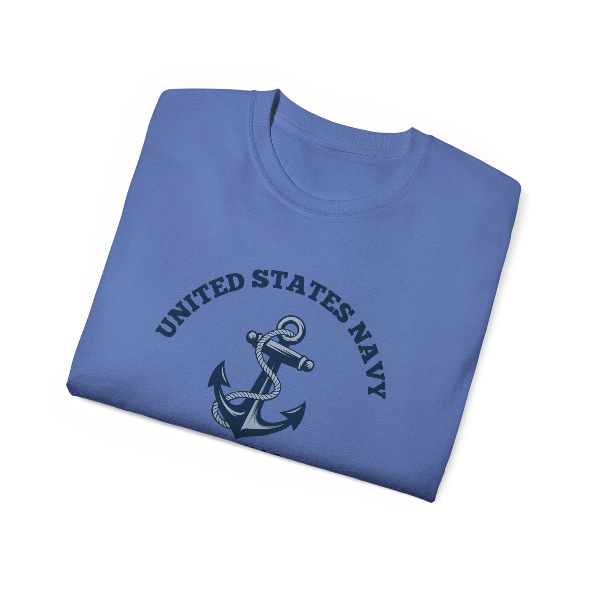 United States Navy Anchor Tee — "Squid" Graphic Cotton T-Shirt