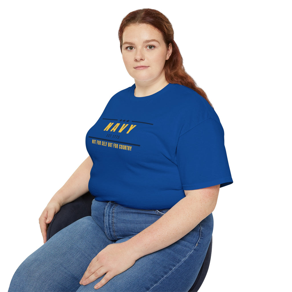 Navy Est. 1775 Military Graphic Tee — Veteran & Navy Support Shirt