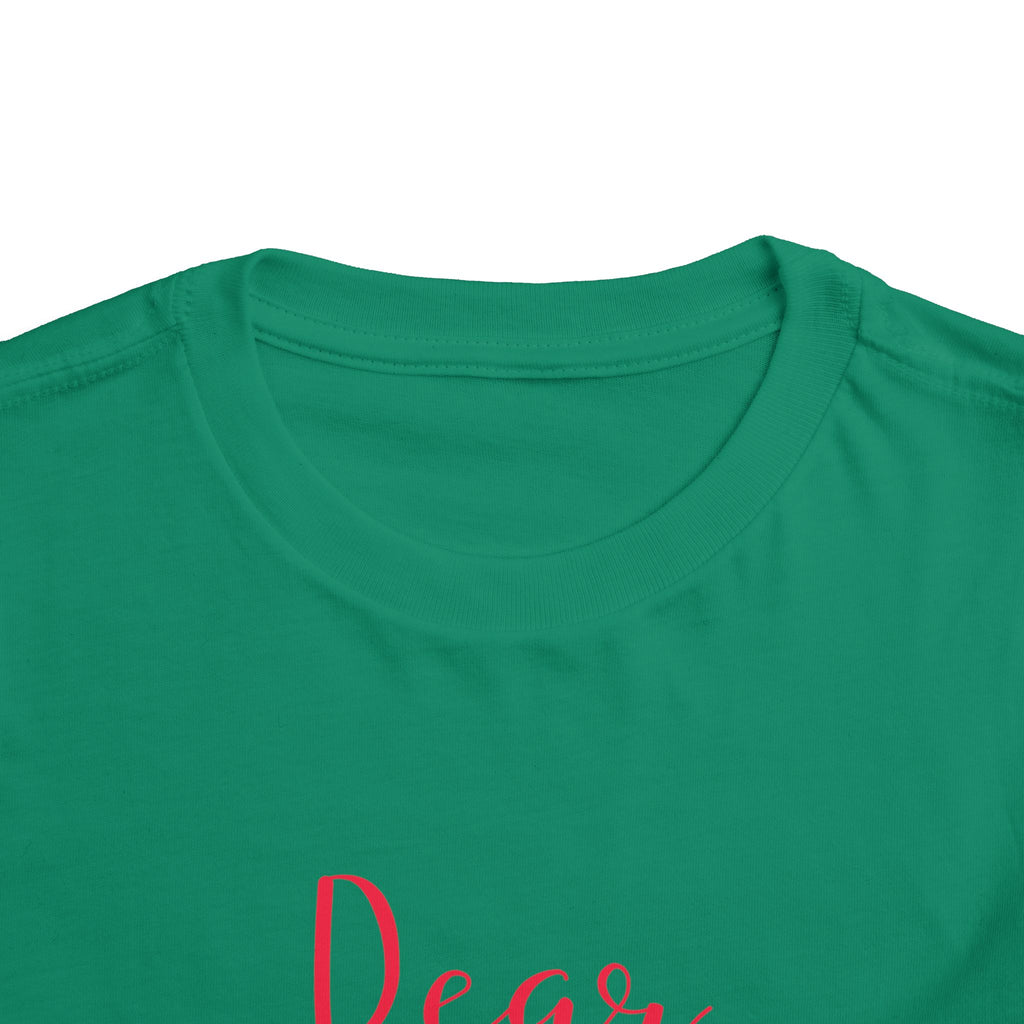 Dear Santa I've Been Good-ish Christmas Toddler Short Sleeve Tee