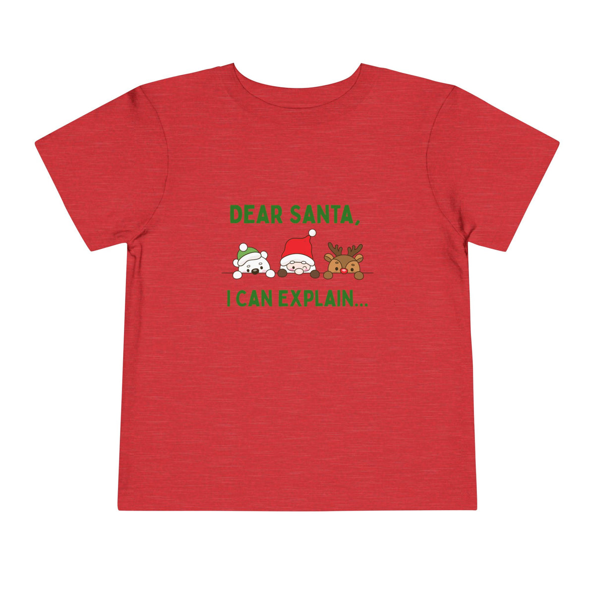 Dear Santa I Can Explain Toddler Christmas Tee