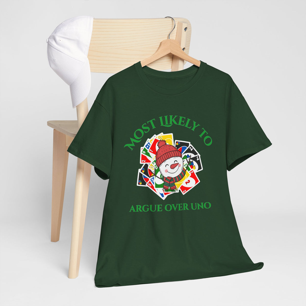 Most Likely to Argue Over Uno Christmas T-Shirt