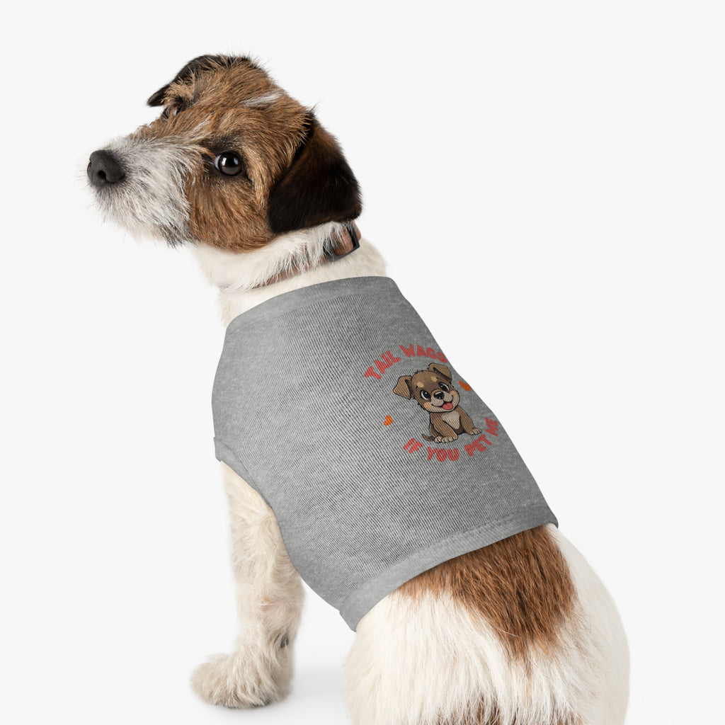 "Tail Wags...pet me" Pet Tank Top