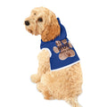 Pet Hoodie — 'A Little Mud Never Hurt' Paw Print Dog Hoodie (Blue)