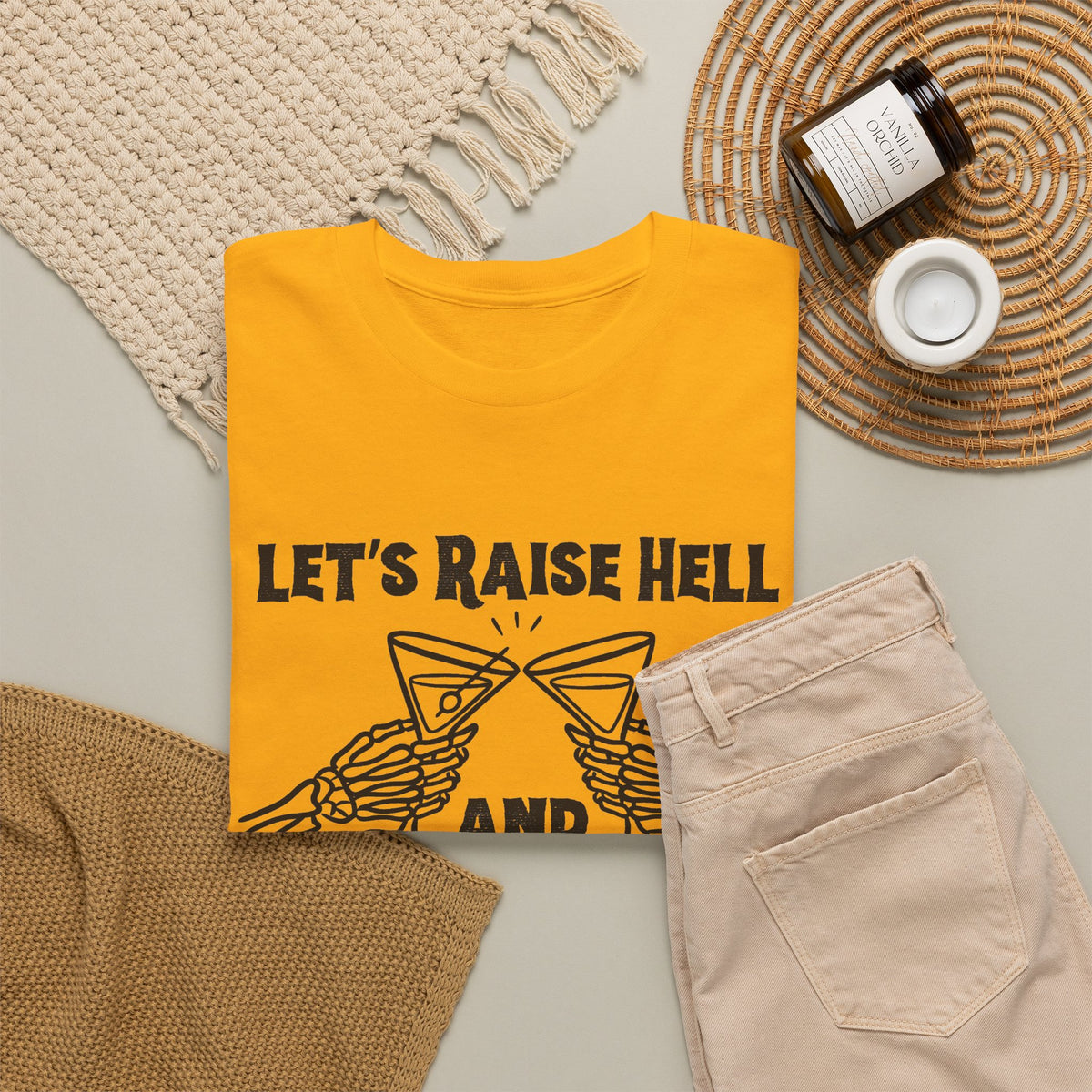 Let's Raise Hell and Raise a Glass T-Shirt