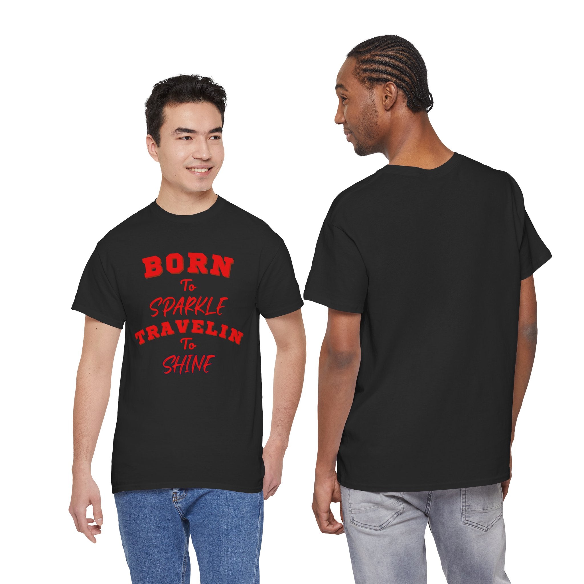 Traveling and shining T‑Shirt — Adventure Graphic Tee