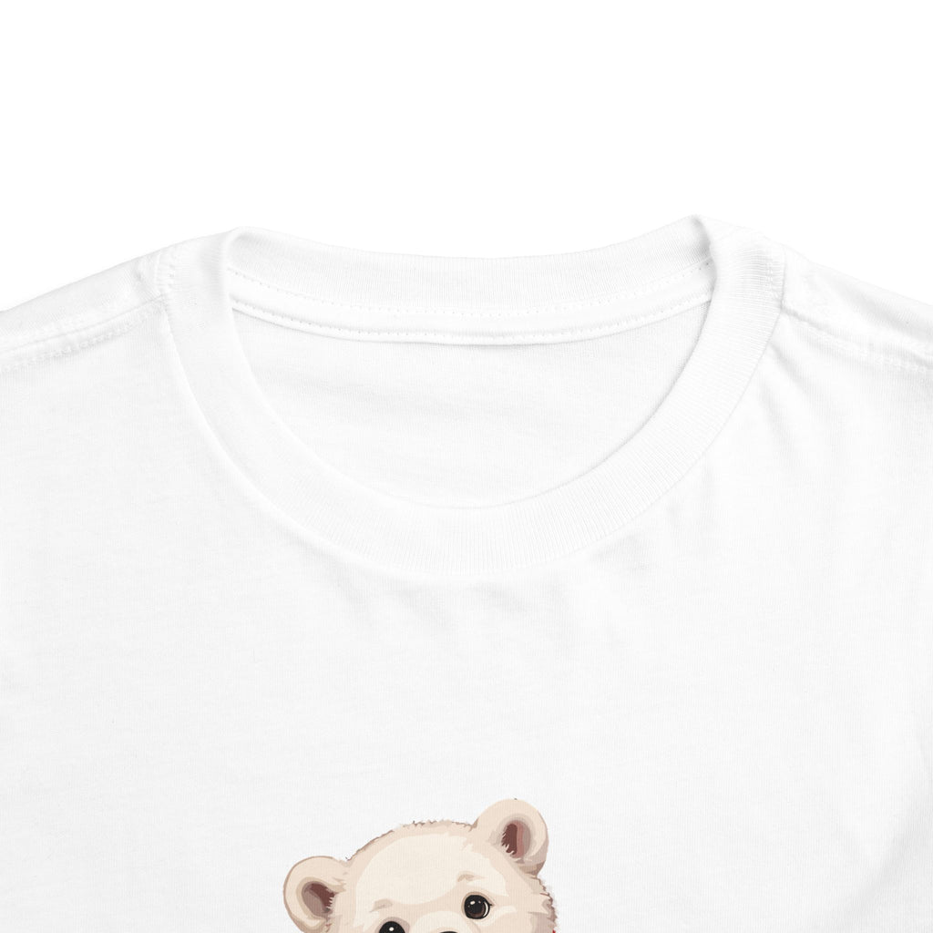 Ho Ho Ho Teddy Bear Christmas Toddler Short Sleeve Tee