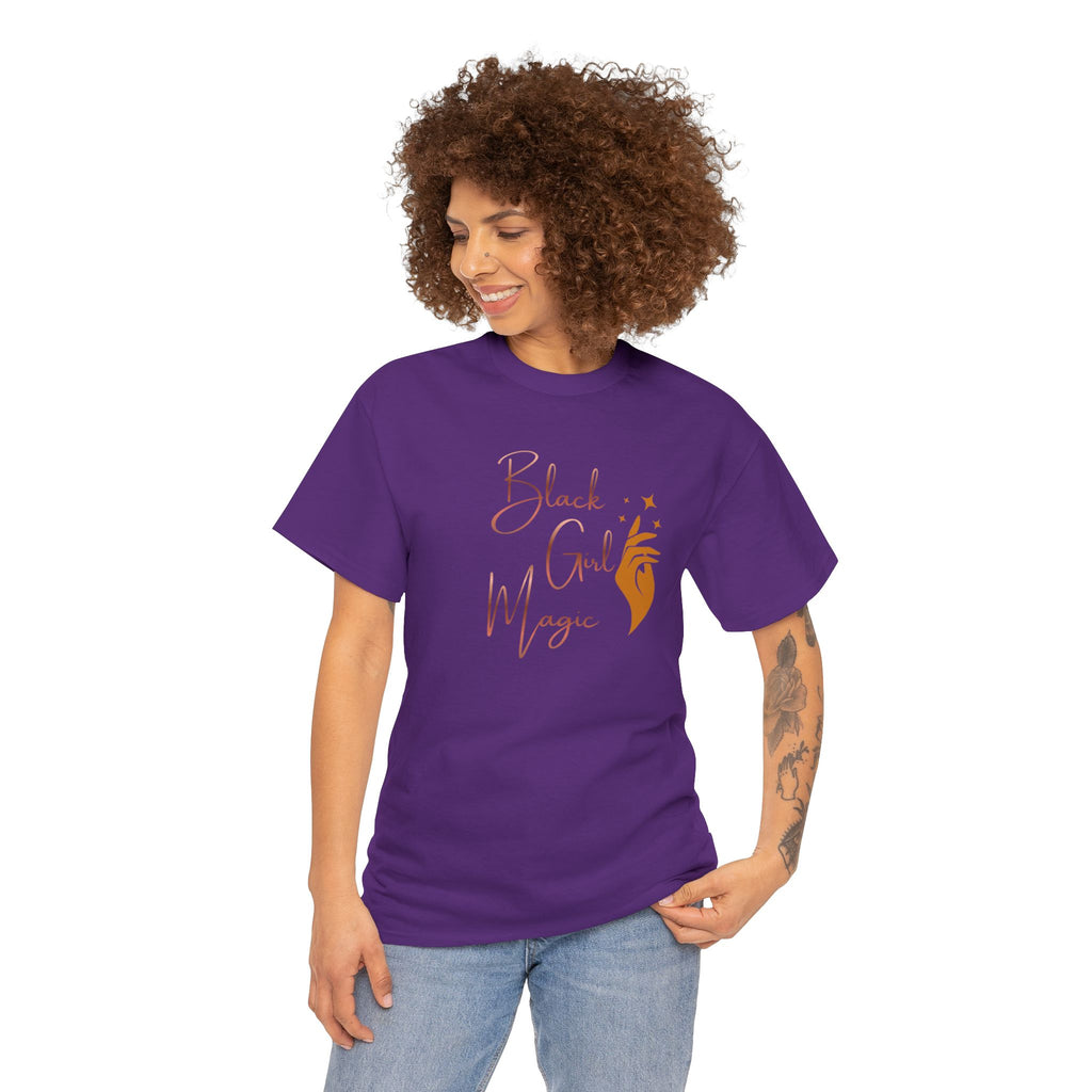 Black Girl Magic T-Shirt — Empowerment Tee with Feminine Illustration