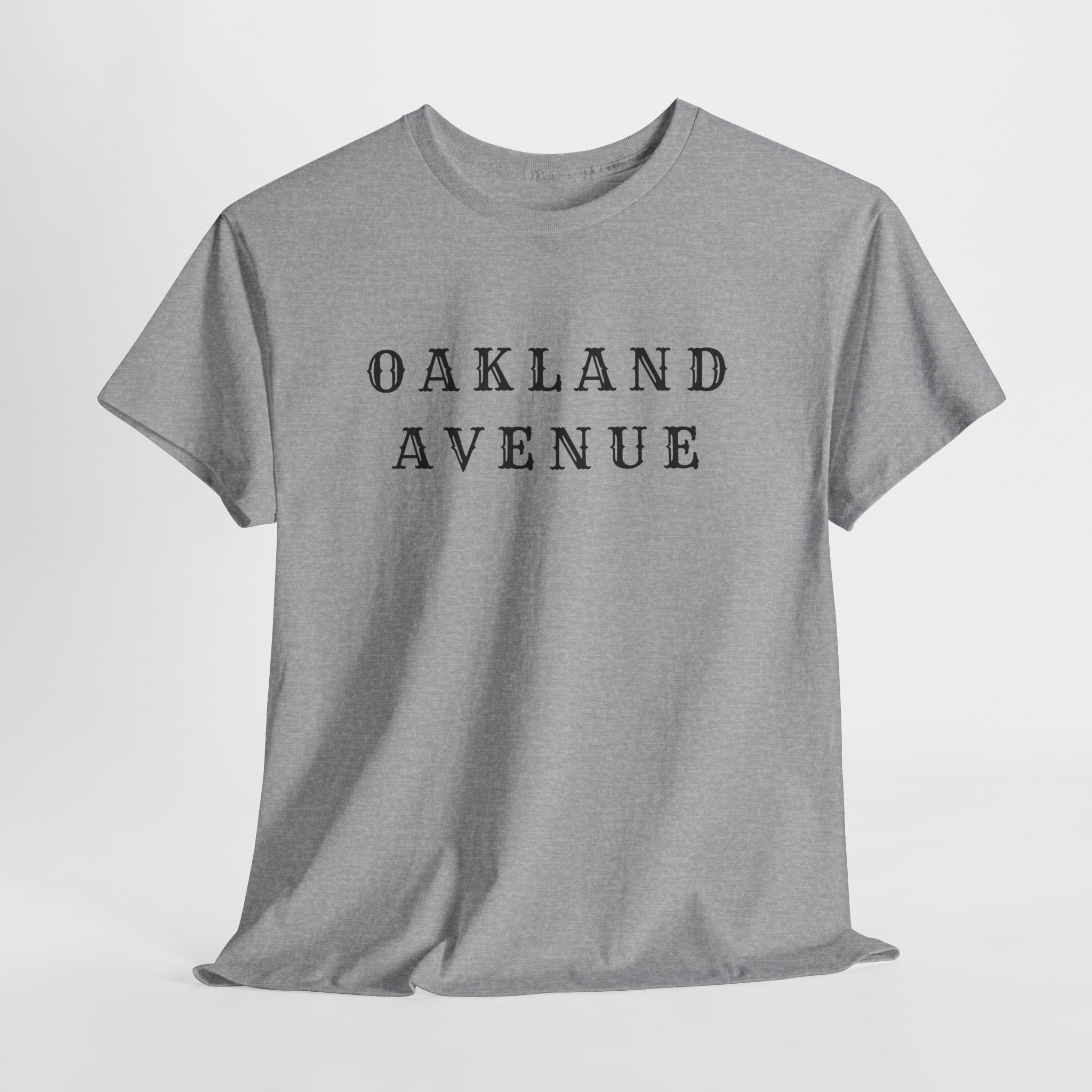 Oakland Avenue Throwback Tee — Minimal Streetwear Graphic T-Shirt