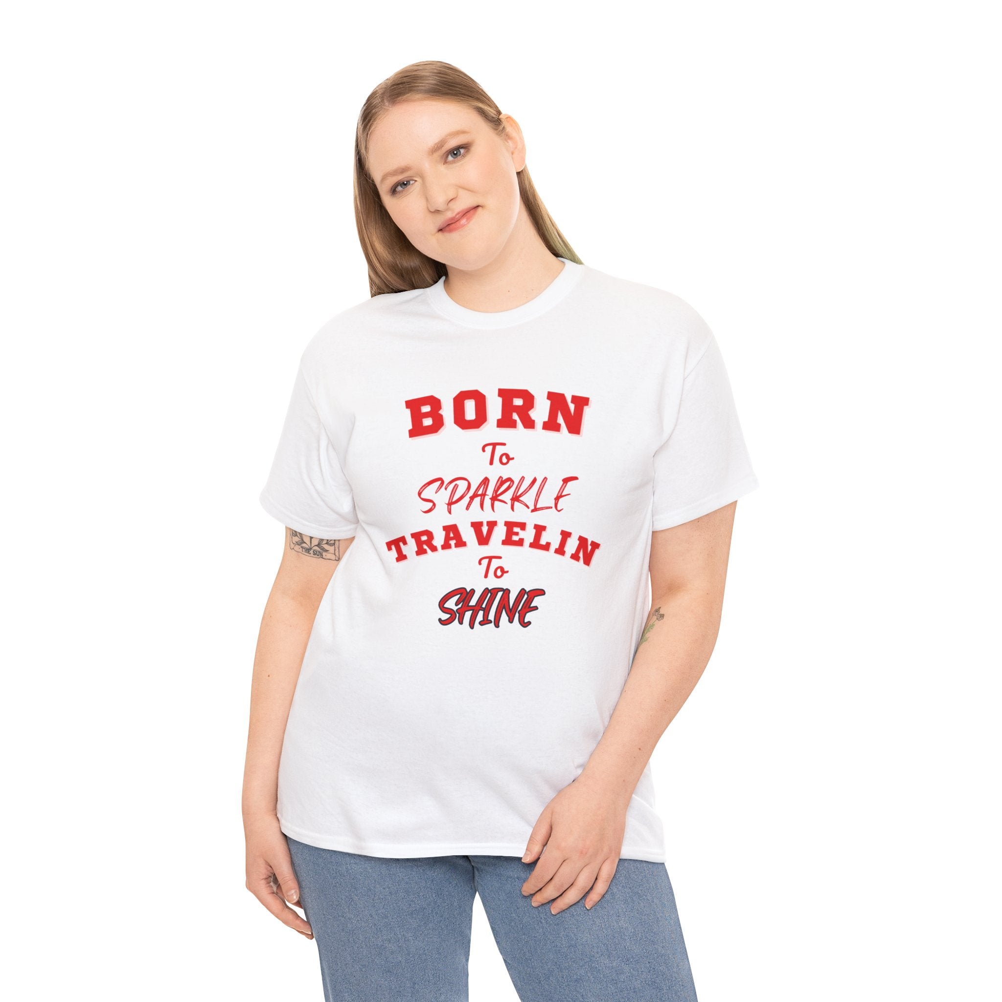 Traveling and shining T‑Shirt — Adventure Graphic Tee