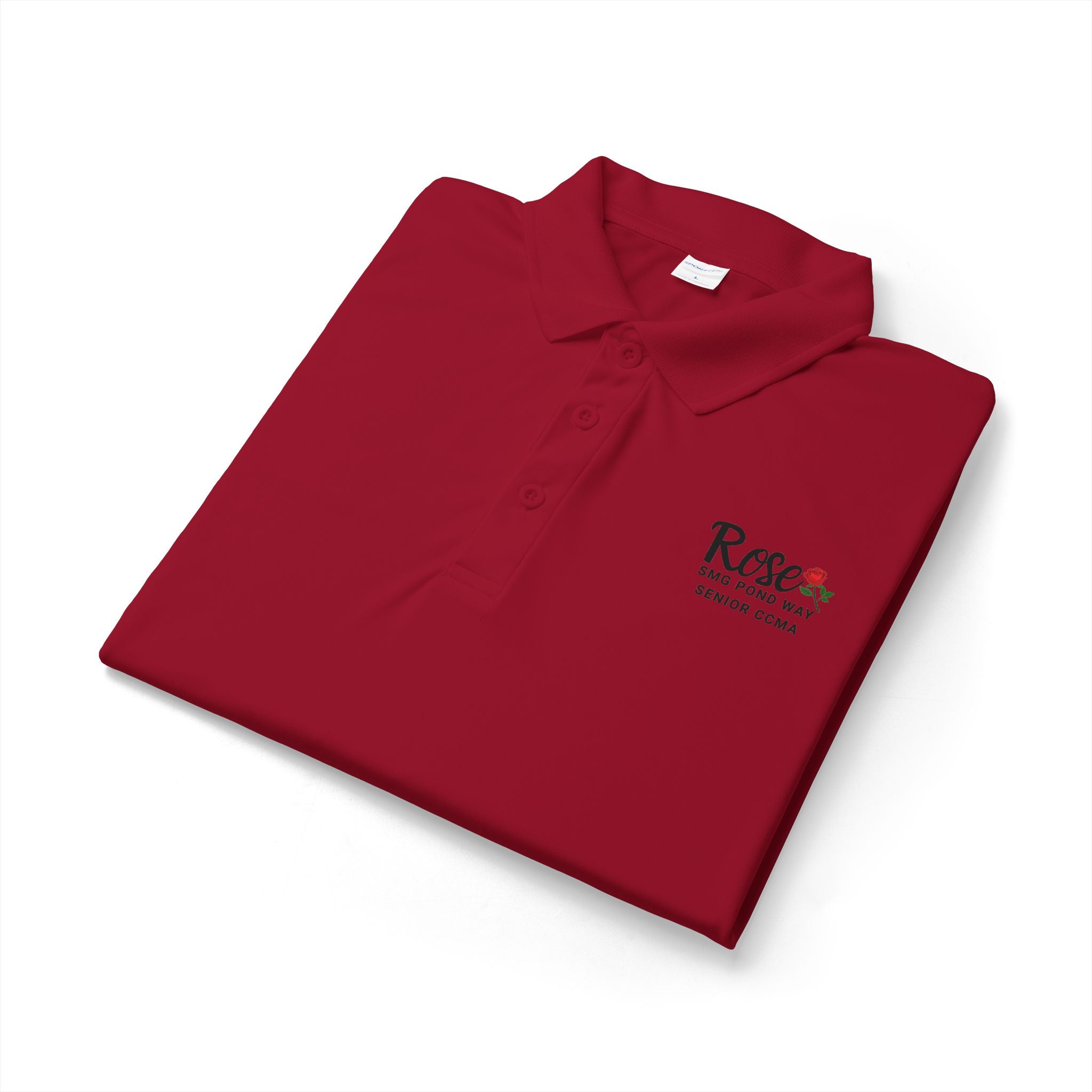 Rose Logo Polo with a Rose