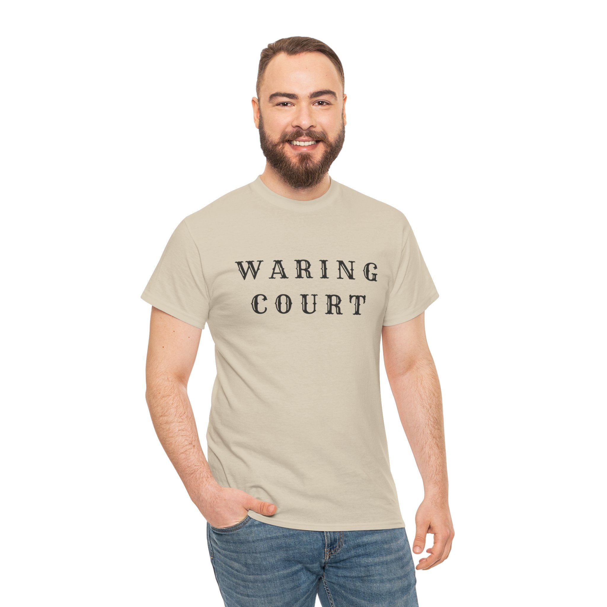 Waring Court Vintage Lettering T‑Shirt
