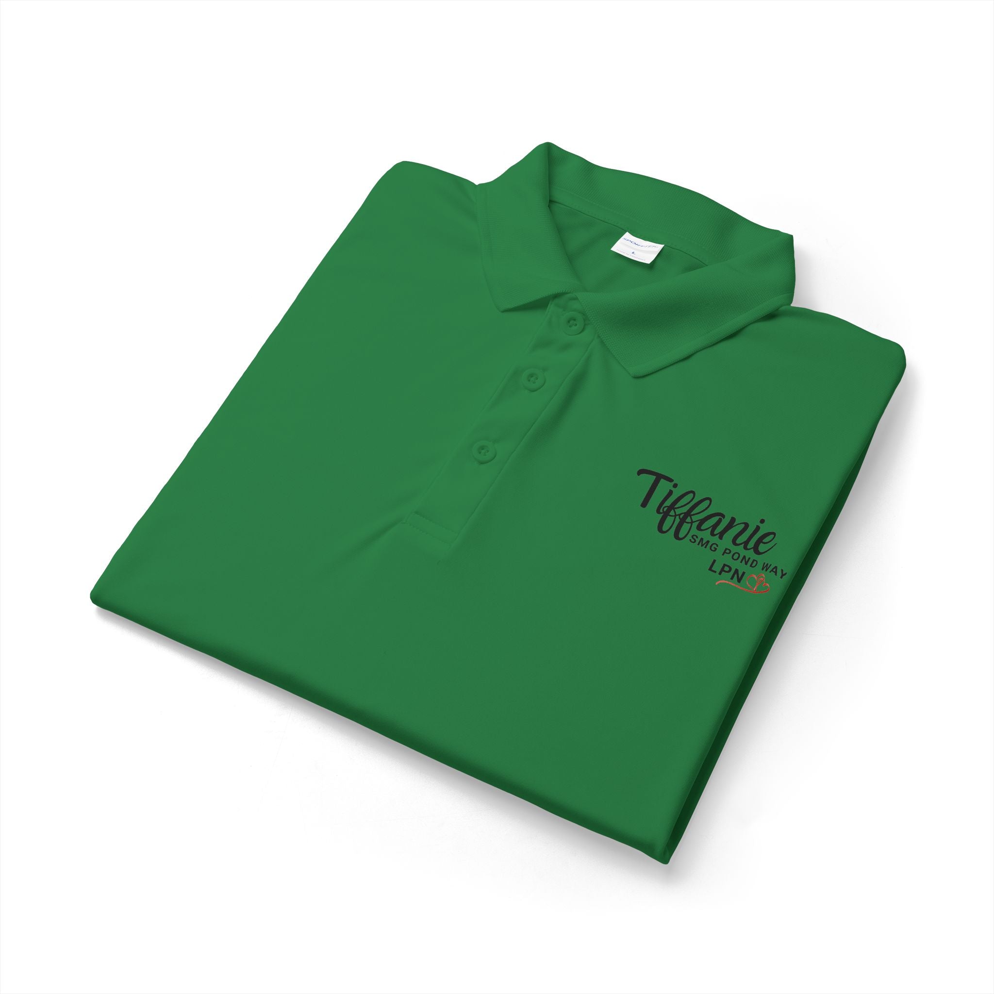 Tiffanie Logo with a Heart Work Polo