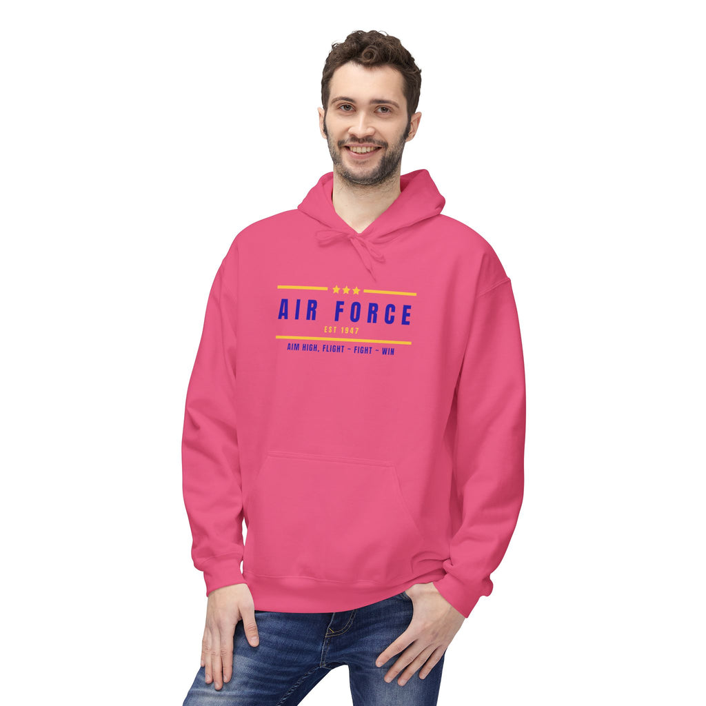 Airforce Unisex Midweight Soft style Fleece Hoodie