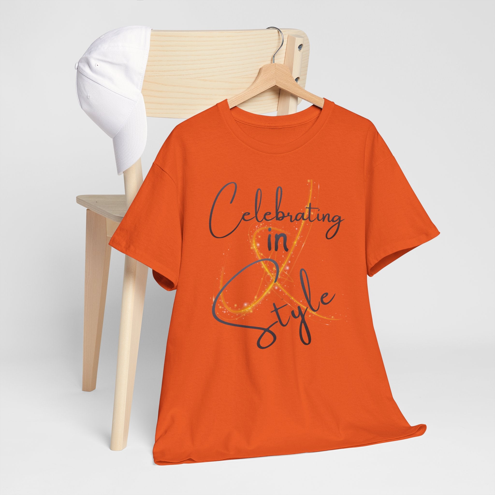 "Celebrating" T-Shirt — Celebratory Graphic Tee