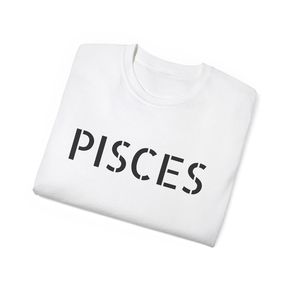 Pisces Zodiac Unisex Ultra Cotton Tee - Astrological Sign Graphic Shirt