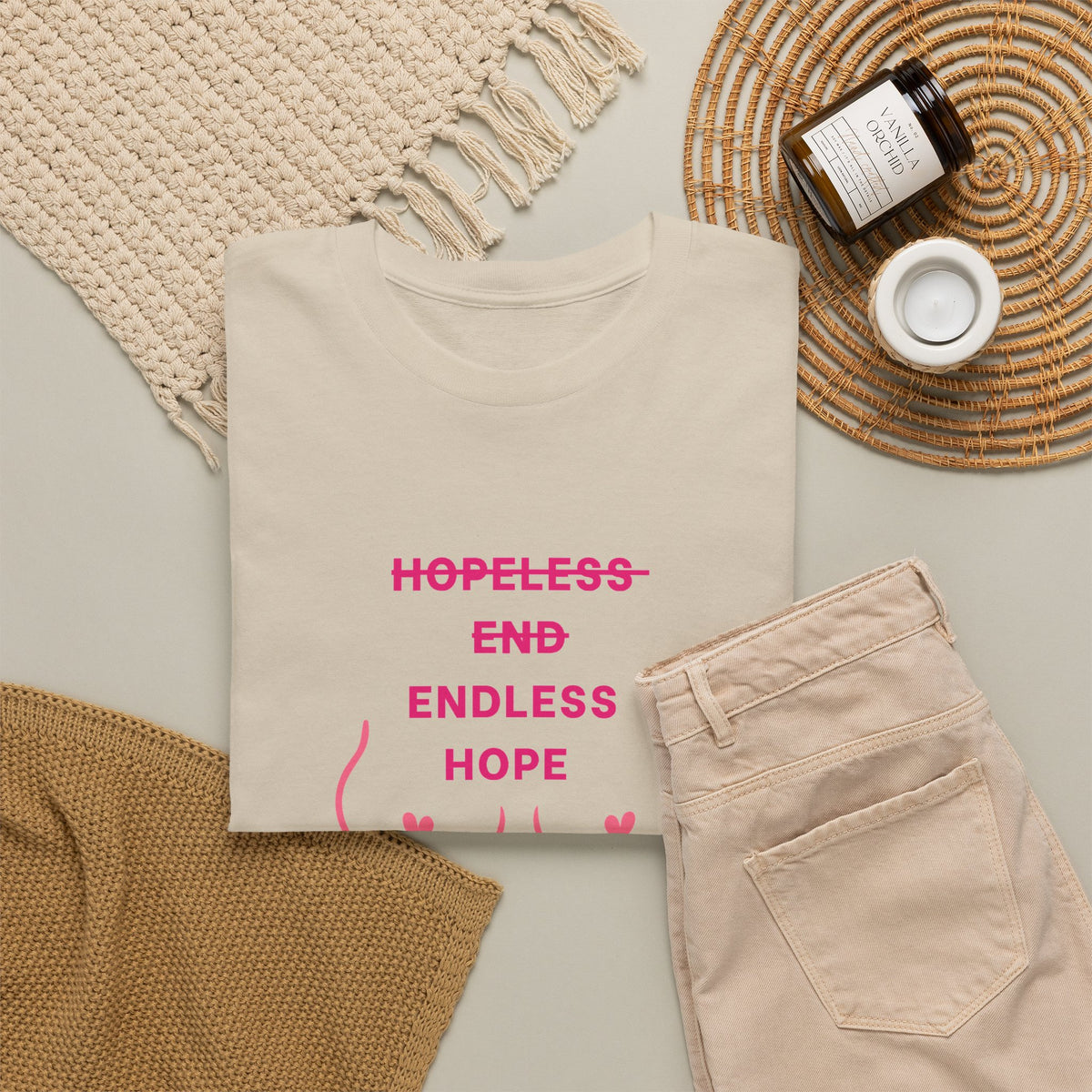 Endless Hope Breast Cancer Support T-Shirt