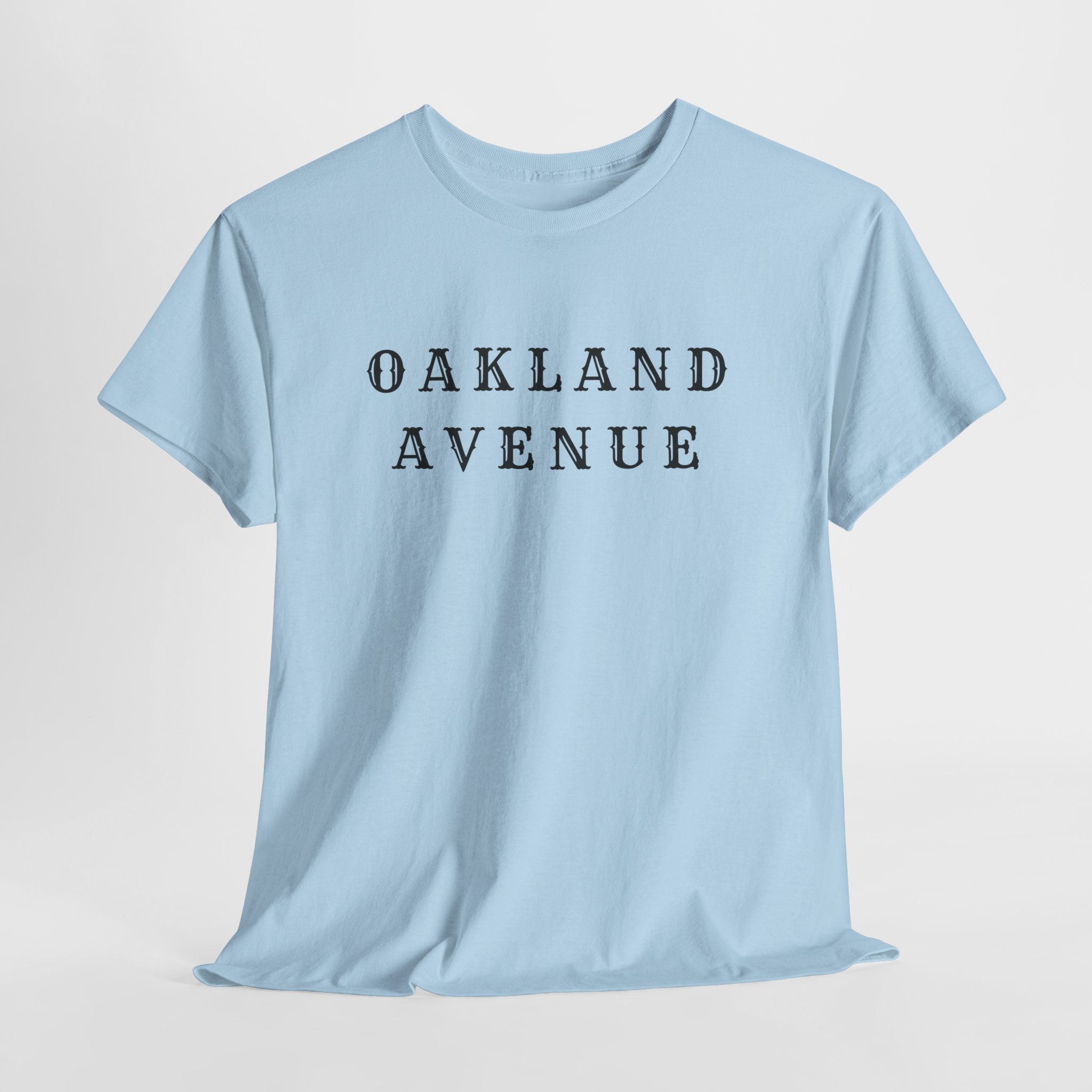 Oakland Avenue Throwback Tee — Minimal Streetwear Graphic T-Shirt