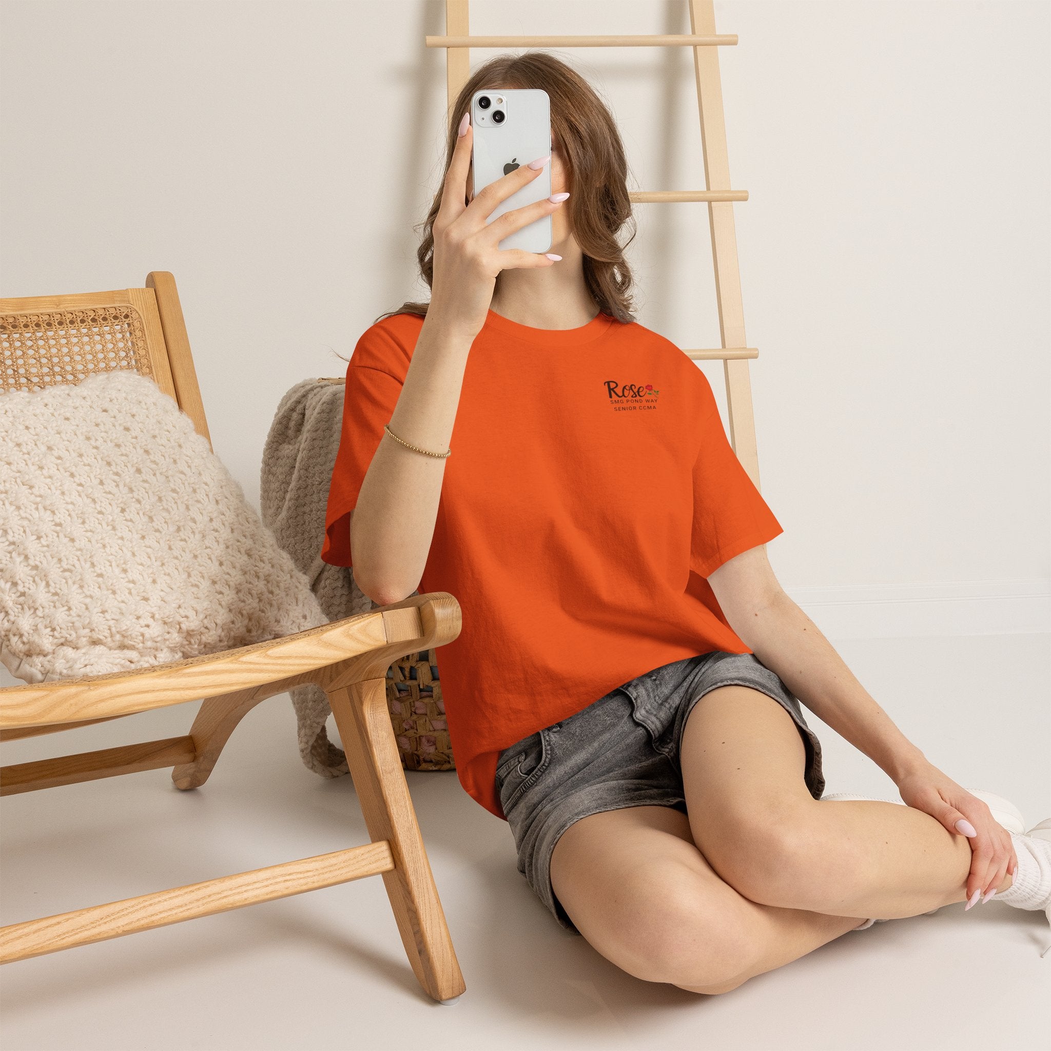 Rose Logo Work T-shirt with Rose emblem
