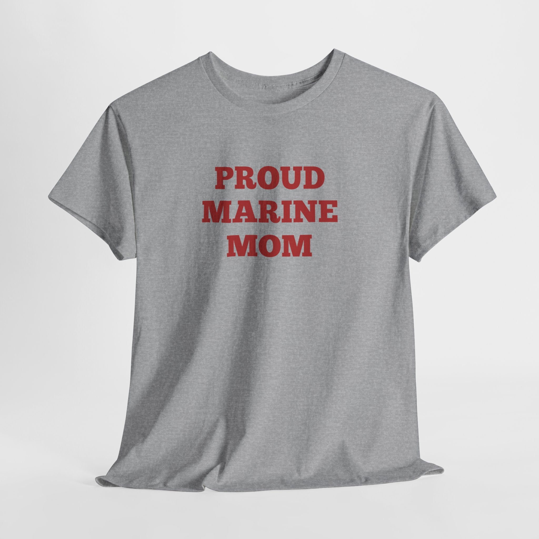Proud Coast Guard Mom T-Shirt — Military Mom Gift, Blue Text Tee