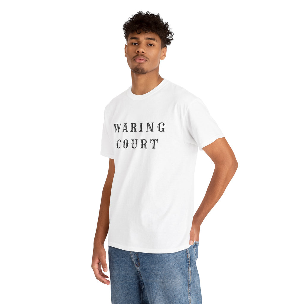 Waring Court Vintage Lettering T‑Shirt