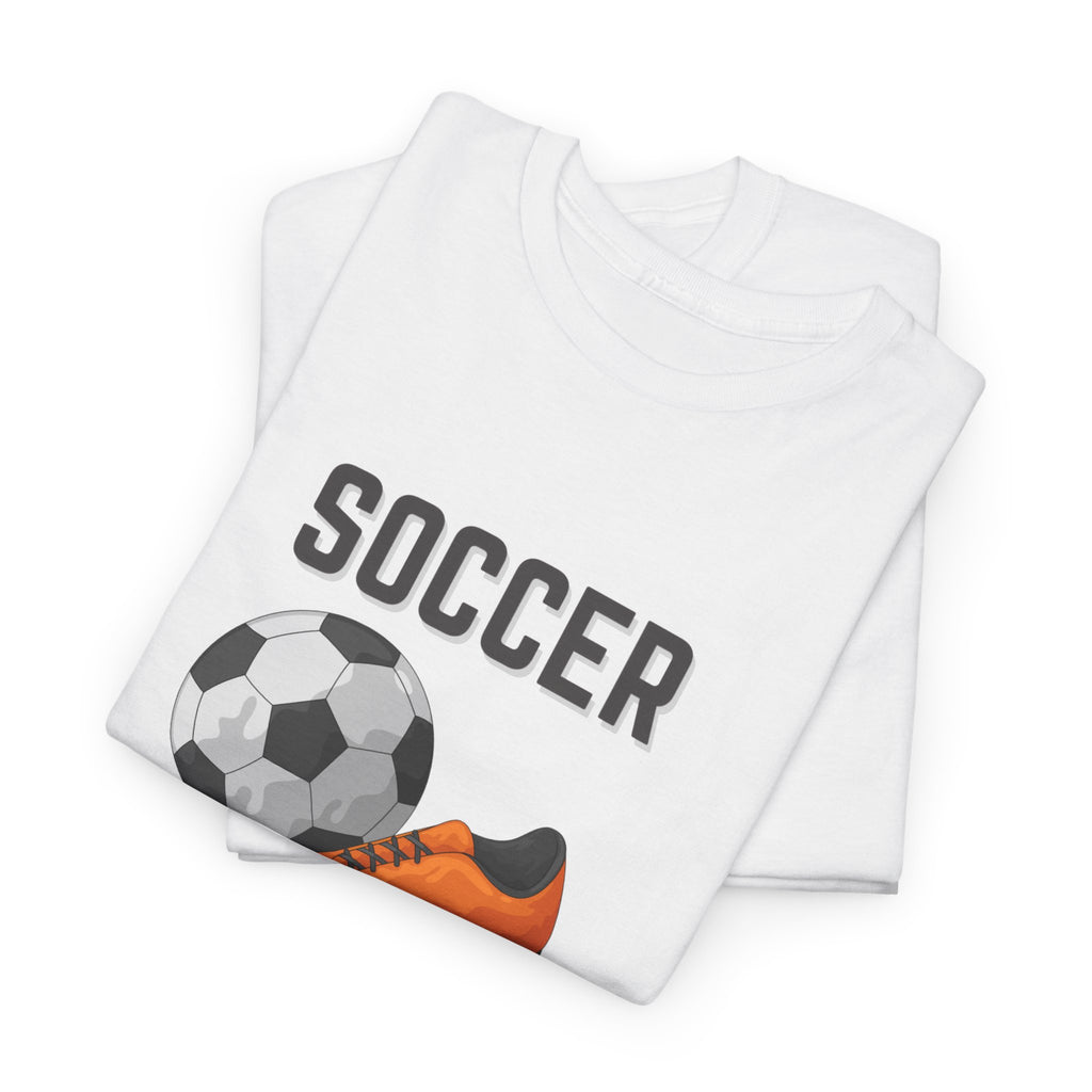 Soccer Dad T-Shirt – Graphic Soccer Ball & Cleat Tee, Father’s Day Gift
