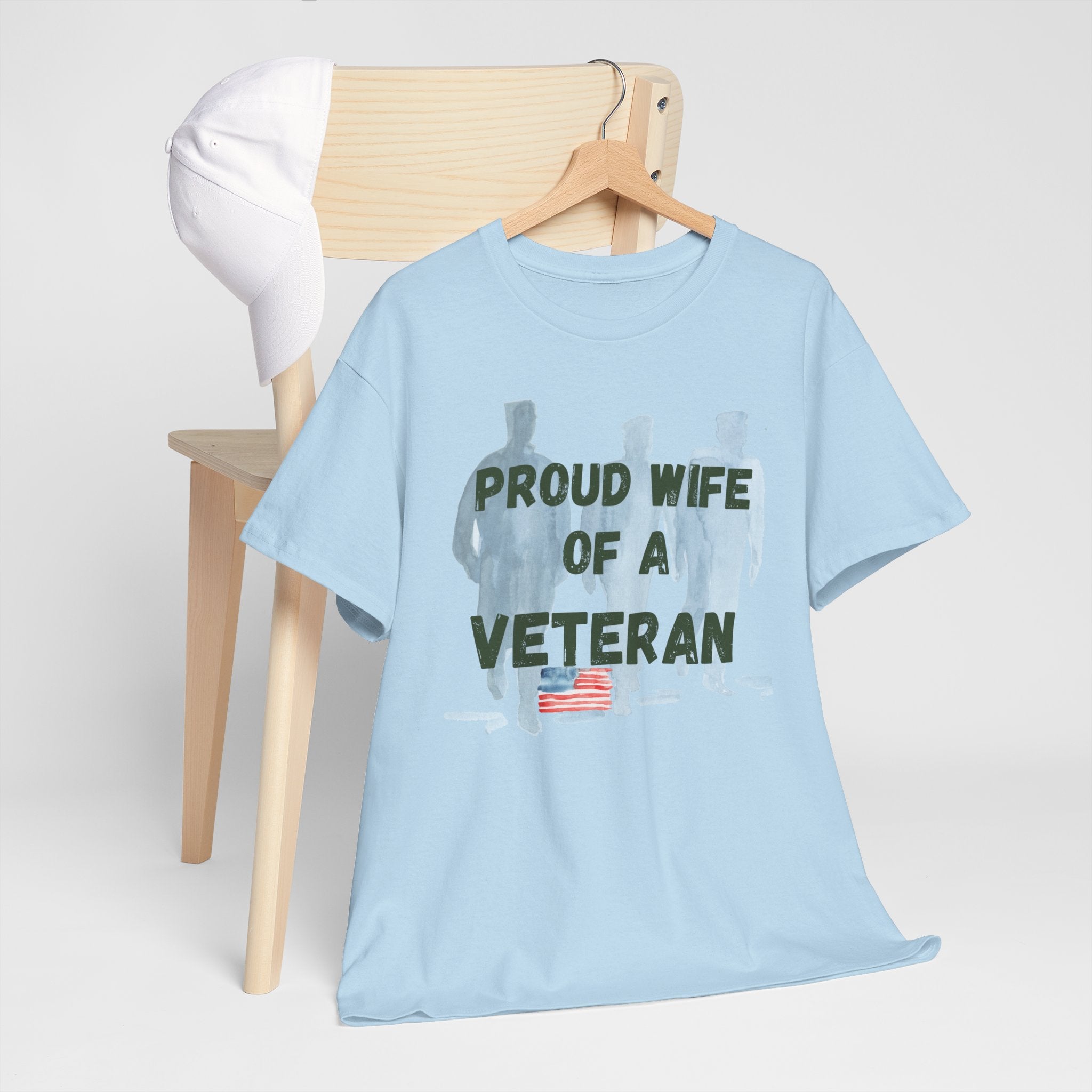 Veteran Wife T-Shirt — Proud Military Spouse Tee