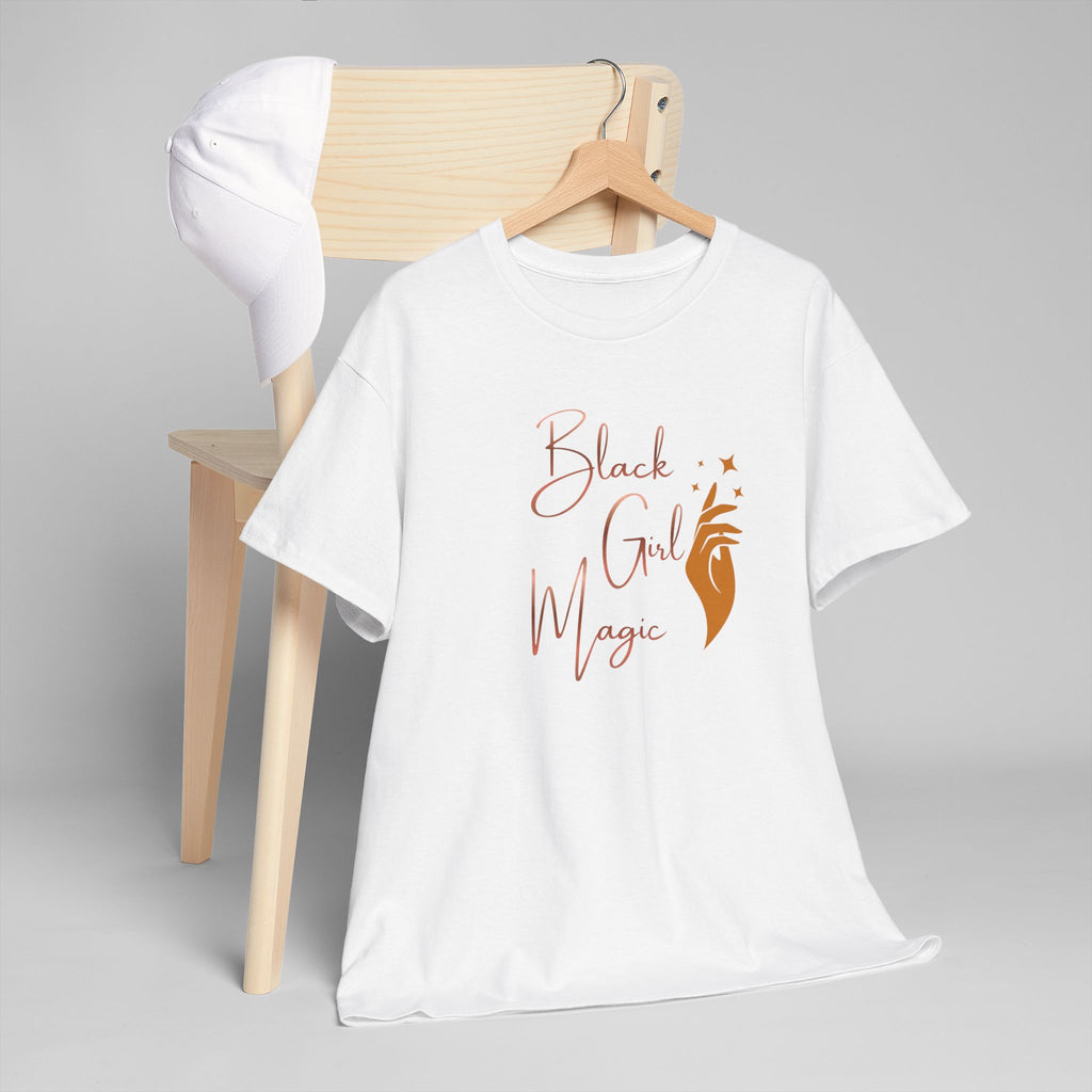 Black Girl Magic T-Shirt — Empowerment Tee with Feminine Illustration