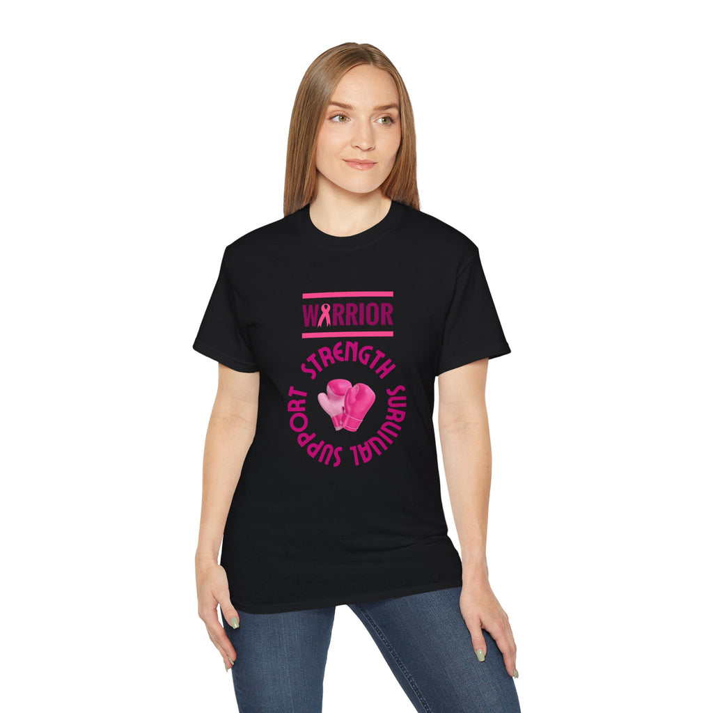 Breast Cancer Warrior T-Shirt — Support Strength Survival Tee